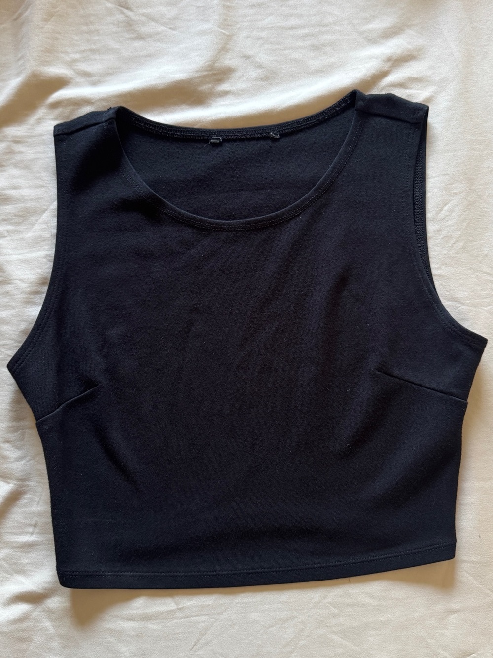 Forever 21 - Black Sleeveless Crop Tank Top - Size S